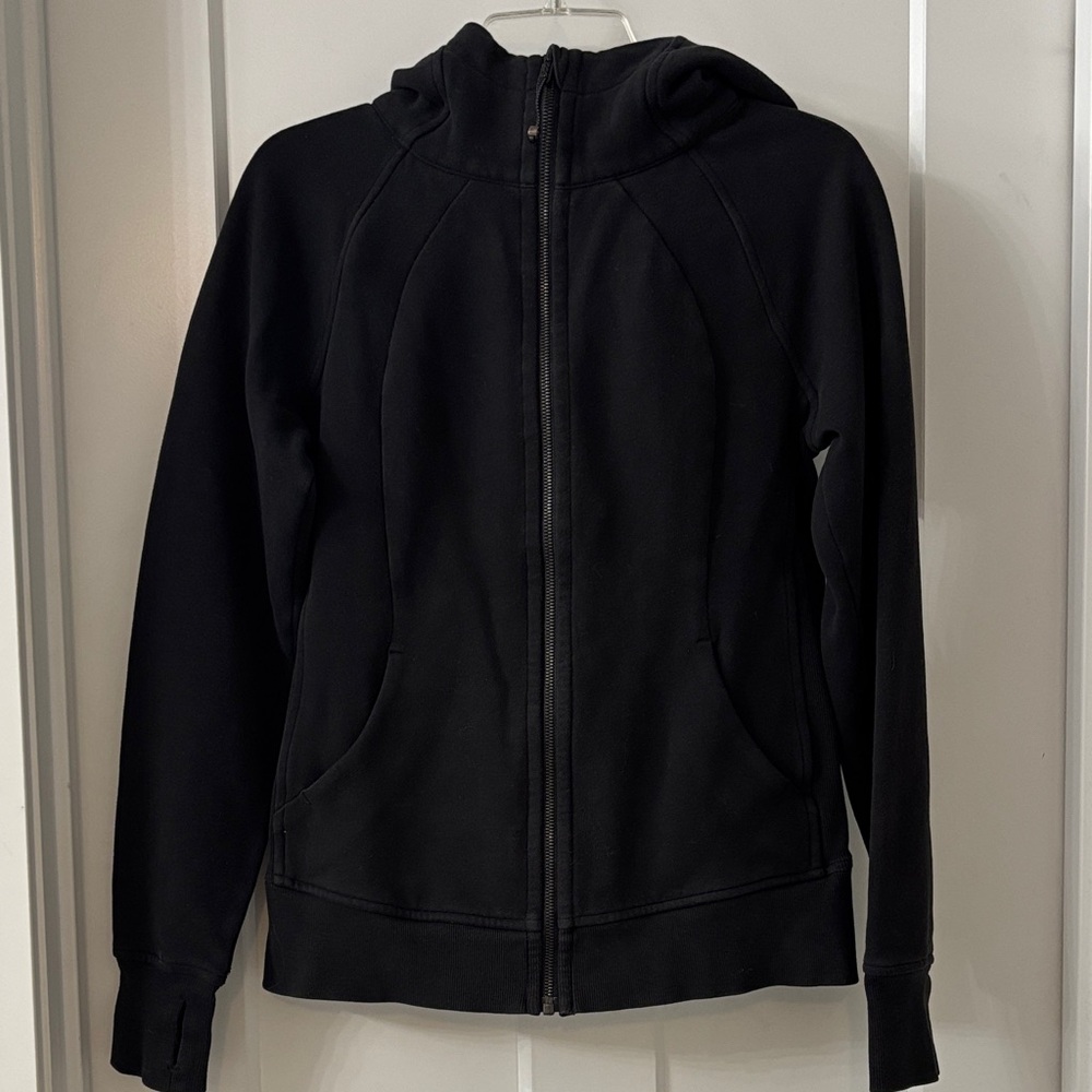 Lululemon Women's Black Scuba Hooded Jacket - Picture 5 of 5